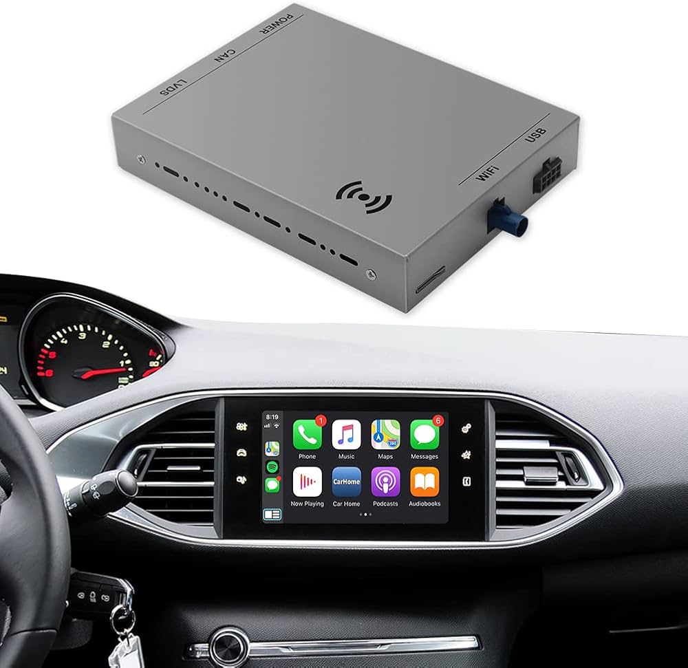 Boîtier CarPlay pour Peugeot 308 / 3008 (2013-2017)
