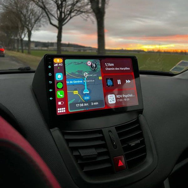 Écran CarPlay Peugeot 207 & 207cc (2012-2018)