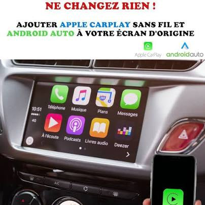 Boîtier CarPlay pour Citröen C3 / C4 / C5