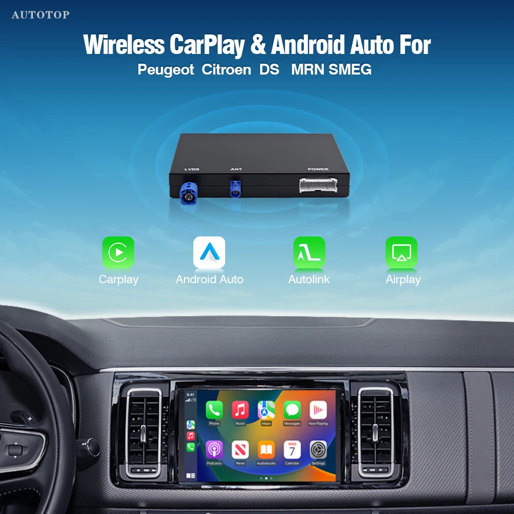 Boîtier CarPlay pour Peugeot 508 / 5008 (2014-2018)